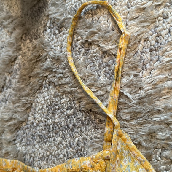 Mint condition Super cute button up, empire waist sundress. Yellow sundress L - Picture 6 of 9